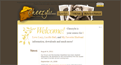 Desktop Screenshot of cheezylu.com