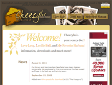 Tablet Screenshot of cheezylu.com